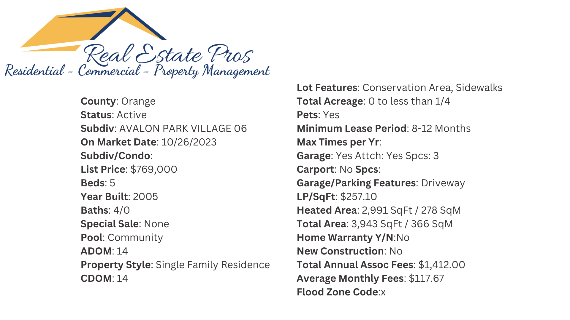 A real estate pro business card with a yellow roof