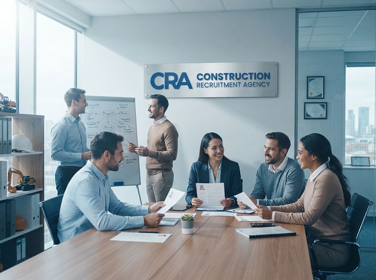 The Construction Recruitment Agency team on site