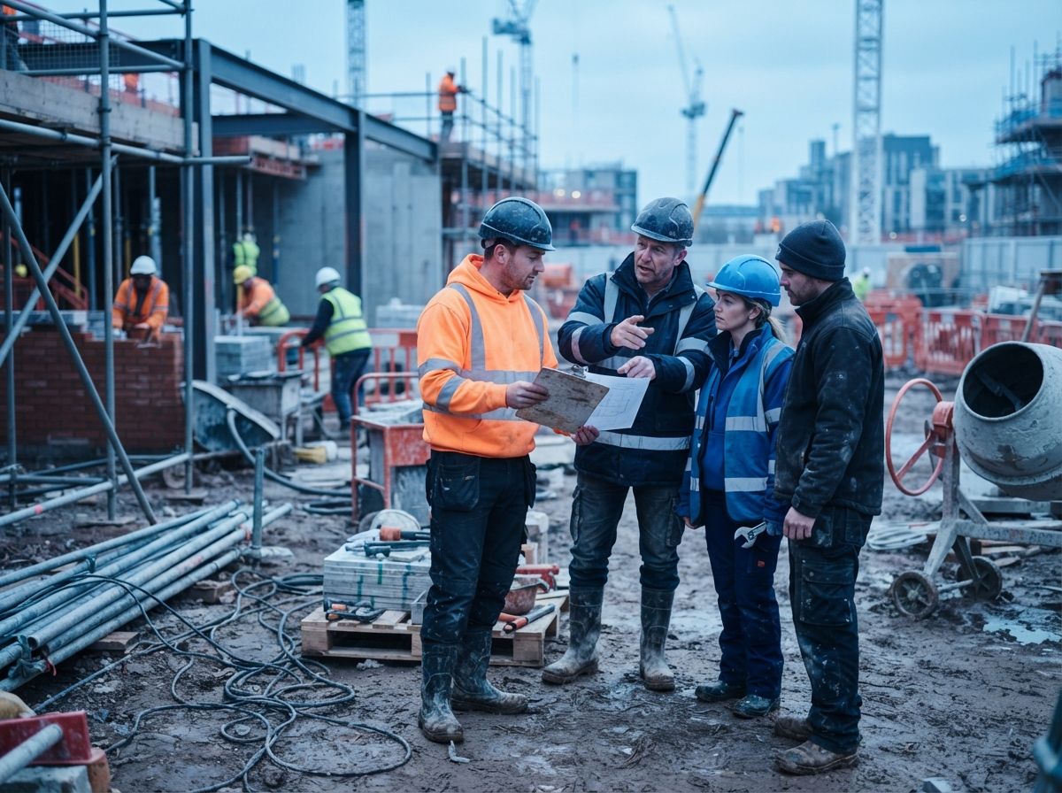 Foreman and supervisor at work
