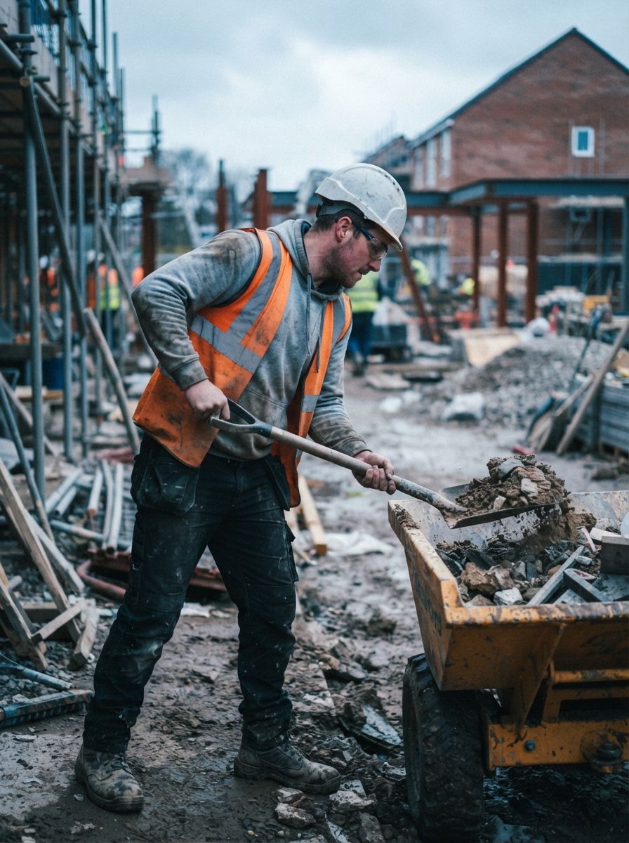 Labourer at work