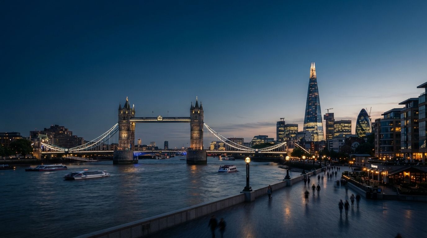 Inner London skyline