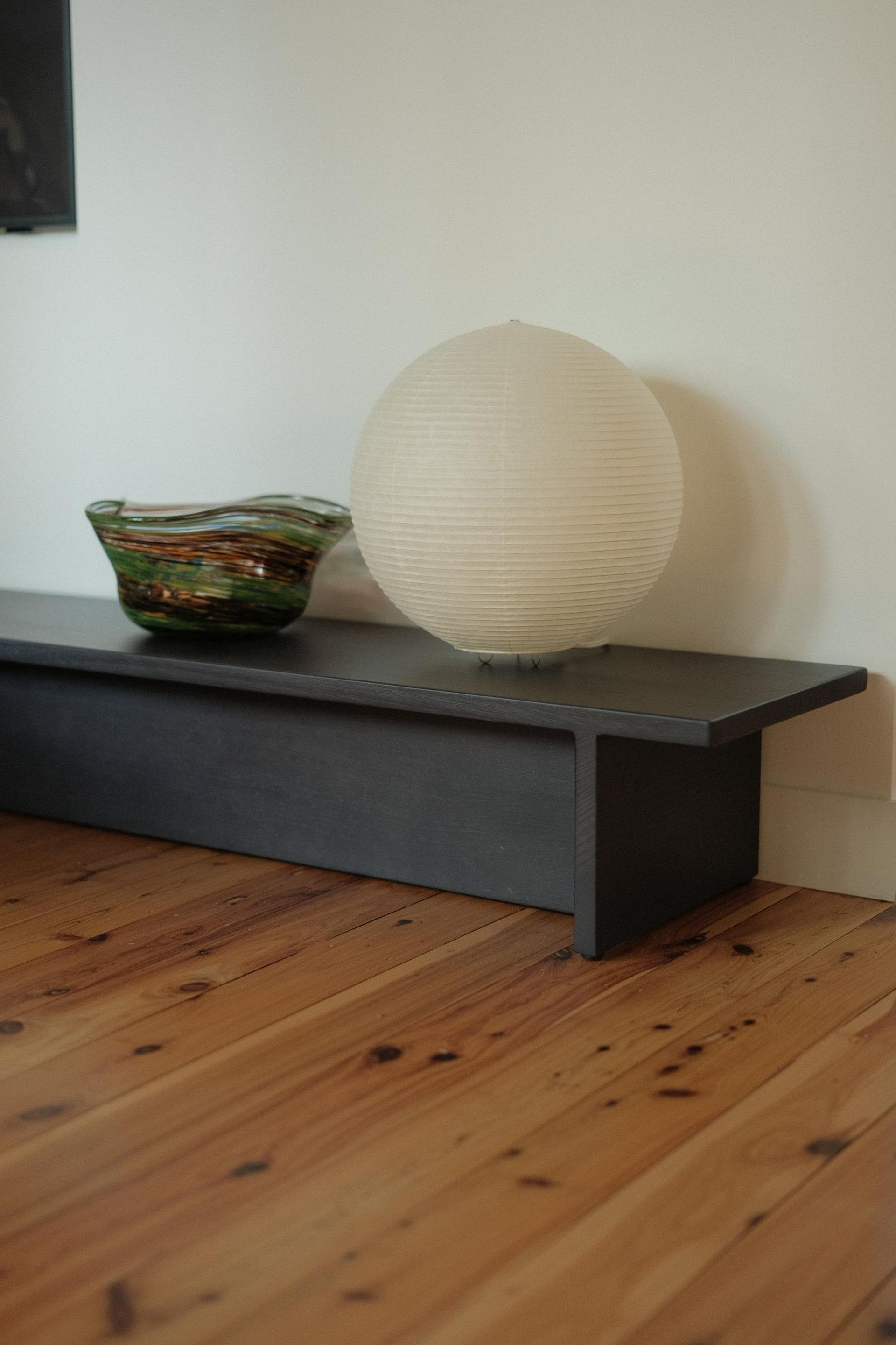 Wooden Bench With Ceramic Bowl — Envisage Construction and Design in Meadowbank, NSW