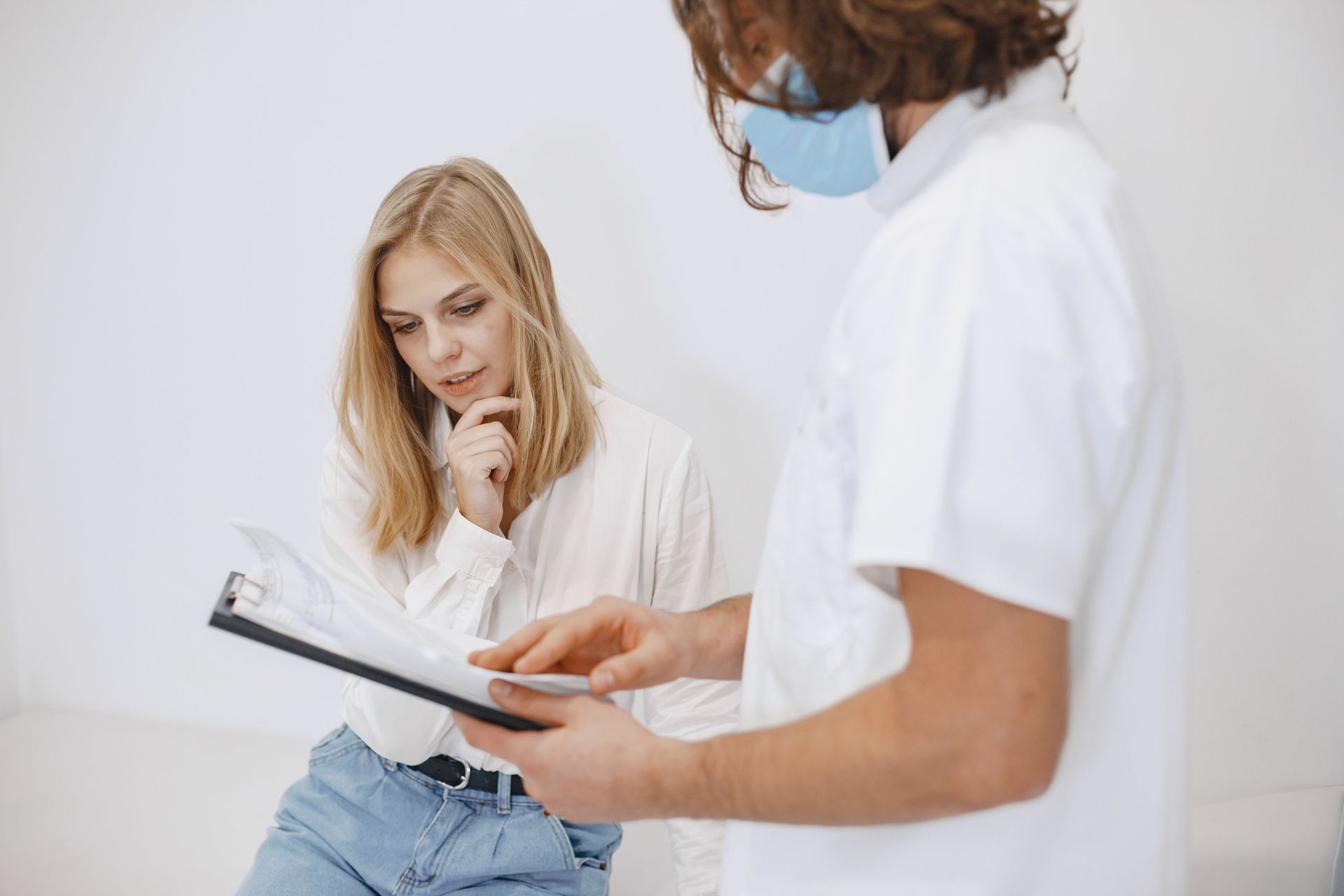 Woman Consulting With Medical Professional in Fayetteville, NC