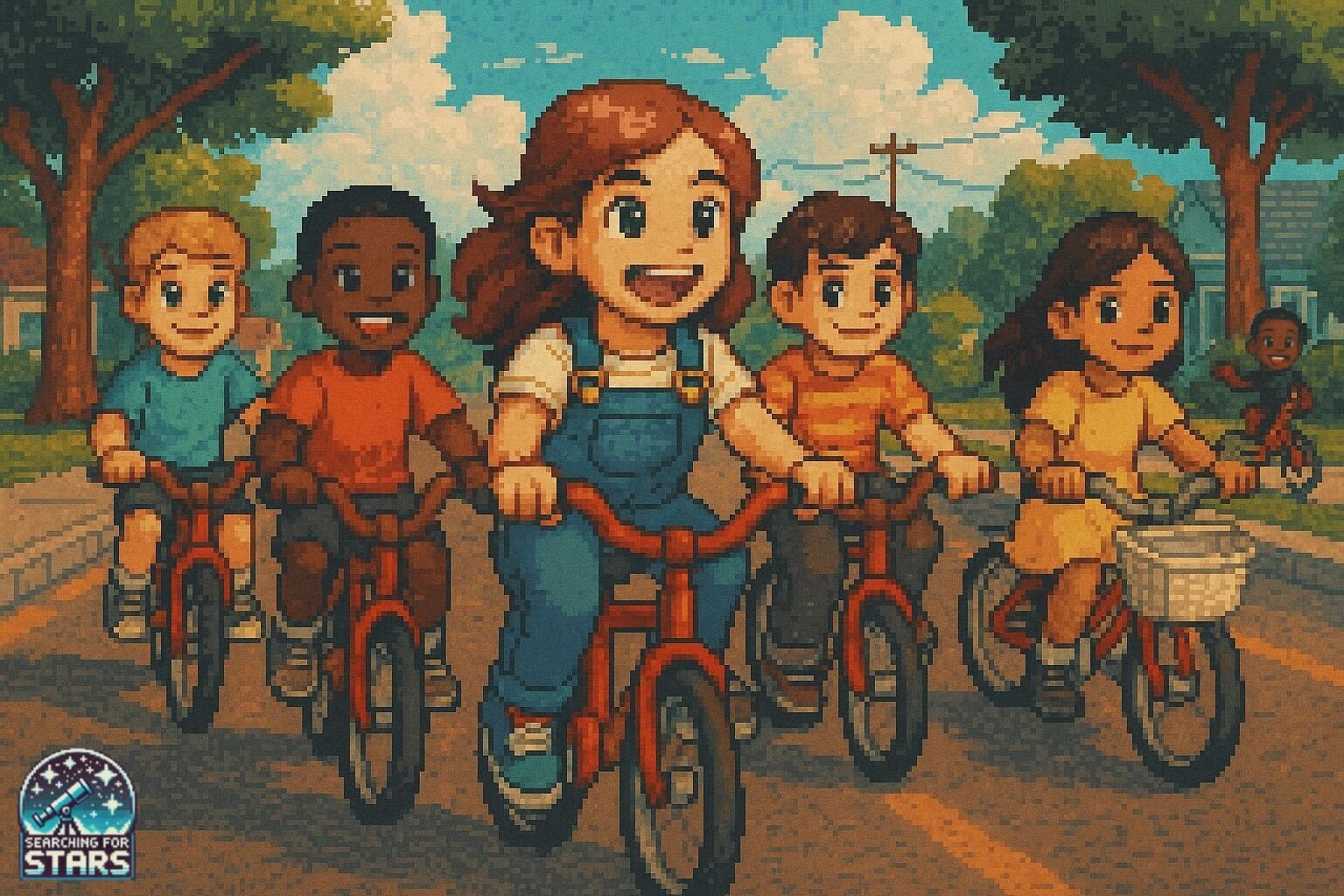 Pixel art image inspired by the song