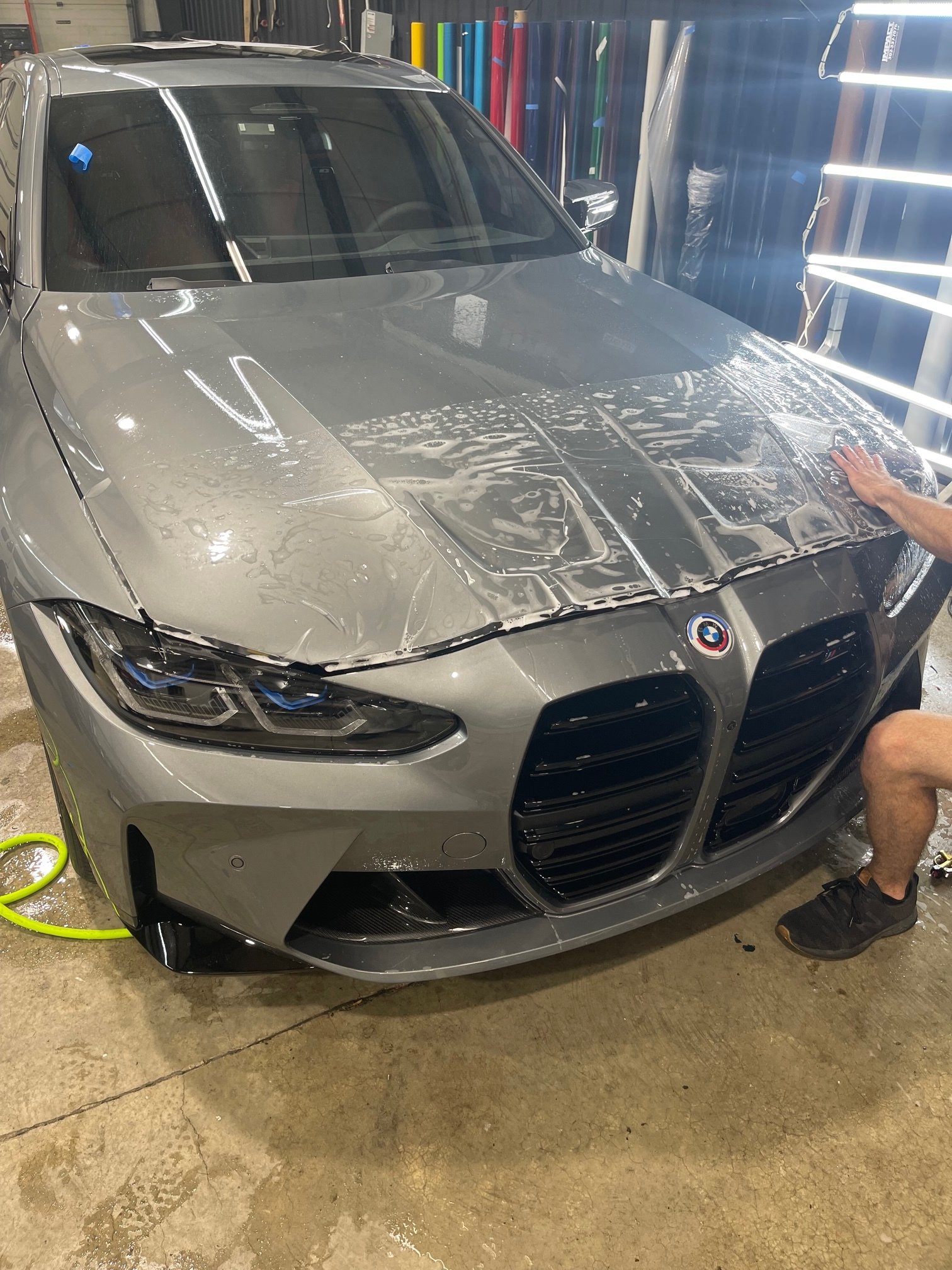 vehicle paint protection film service and application