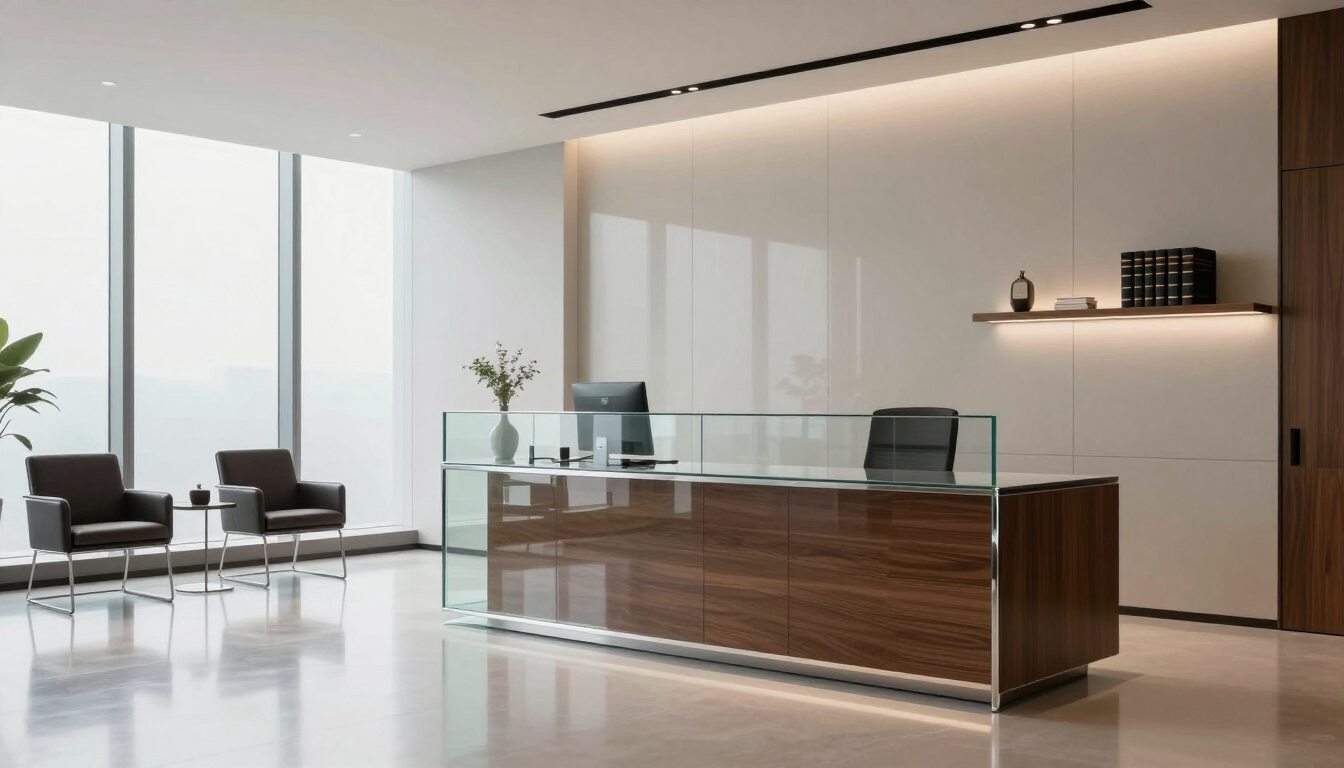 Clean reception area