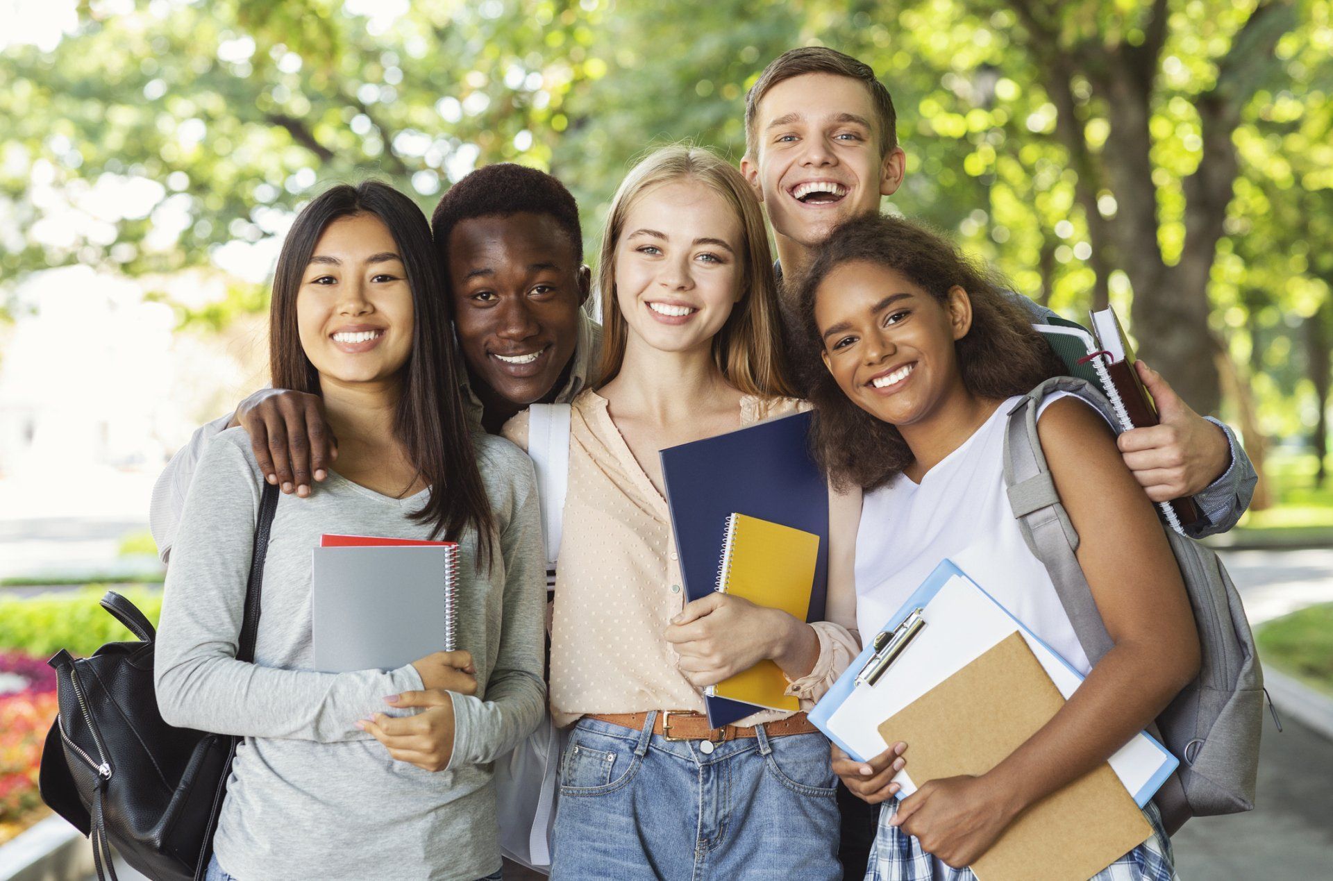 Group of international students having fun after studying — Clarkston, WA — LifeTrack Services, Inc