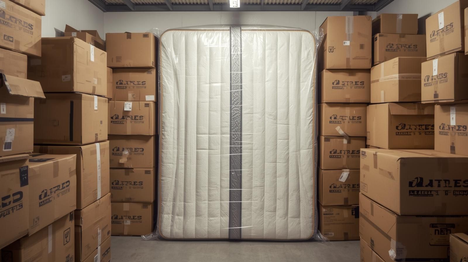 Storing a mattress safely in a storage unit