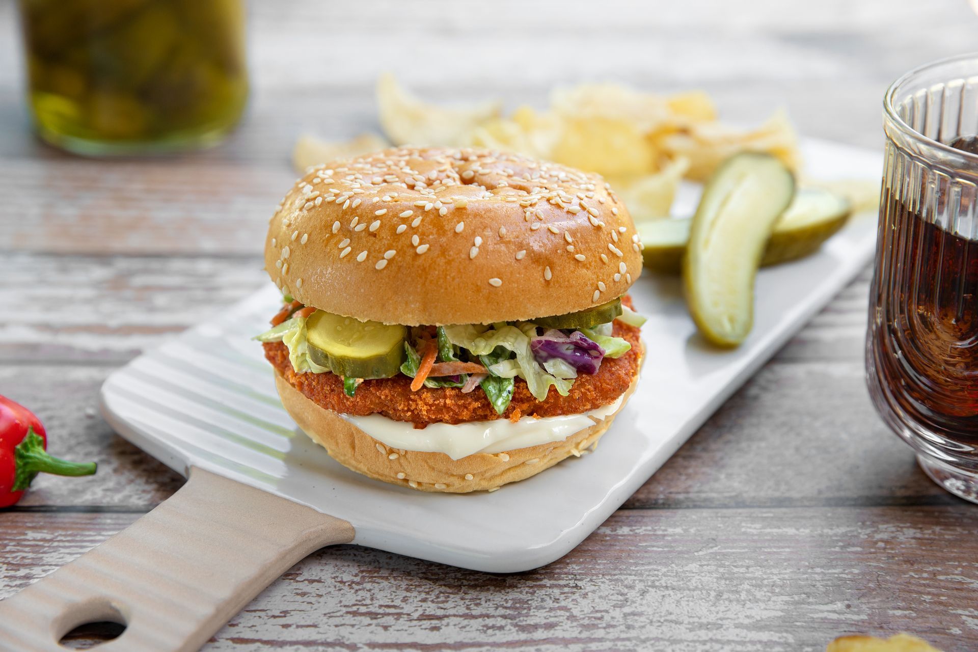 Rebellyous Kickin' Plant-Based Spicy Patty