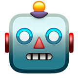 robot face emoji
