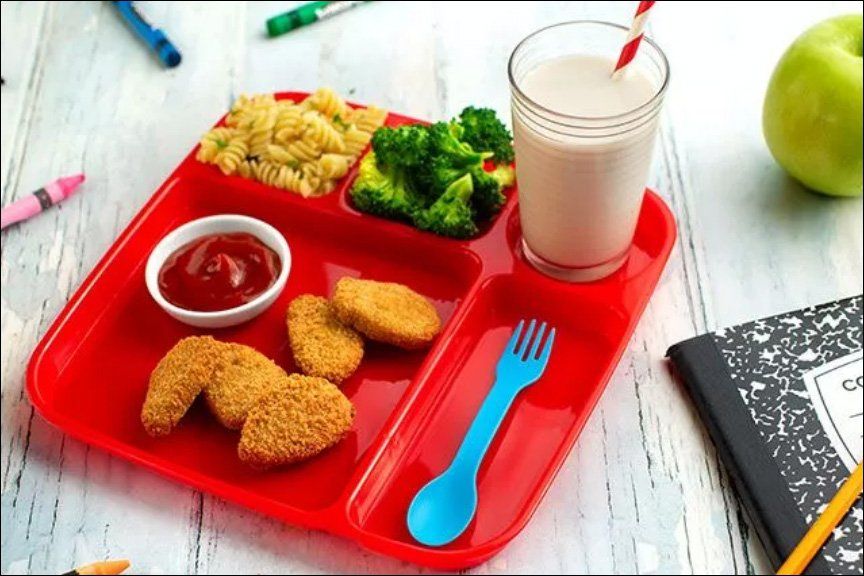 School Lunch with Rebellyous Kickin' Plant-Based Nuggets