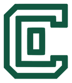 Logo composé des lettres C et O vertes entrelacées sur fond blanc