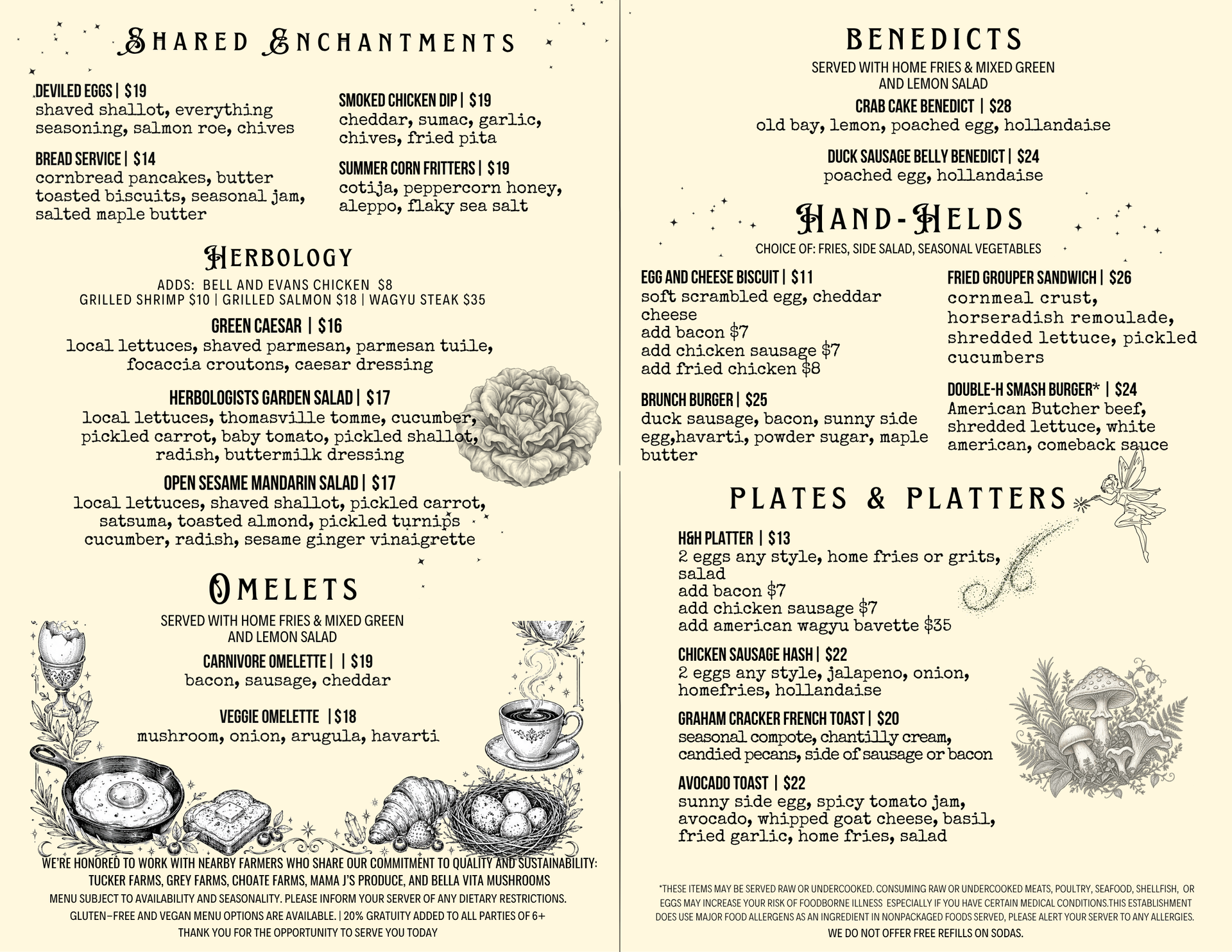 Brunch Menu