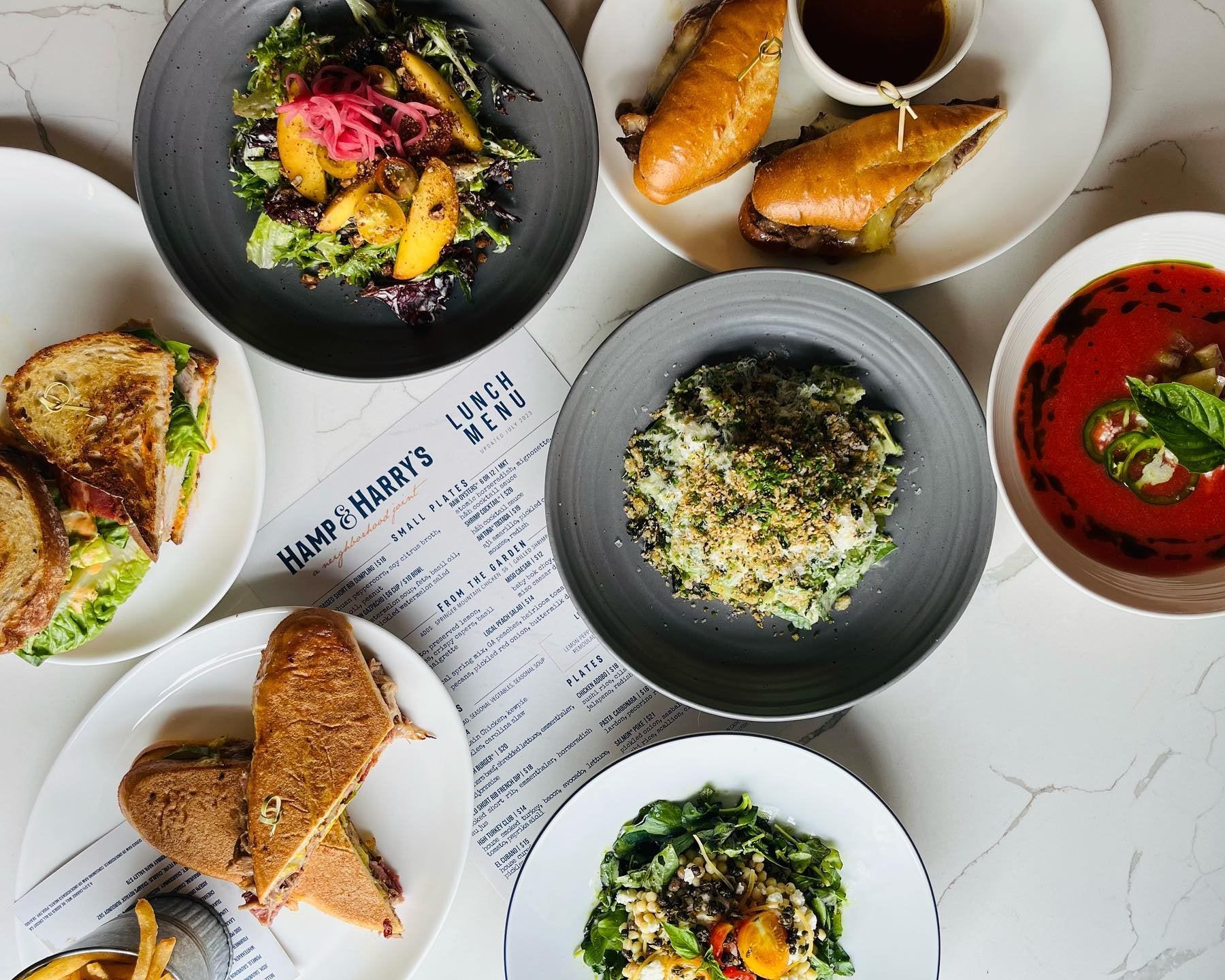 Hamp & Harry 's lunch menu