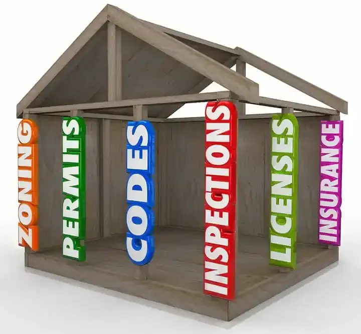 building code on a roof