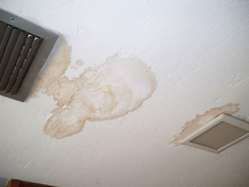 roof water damage