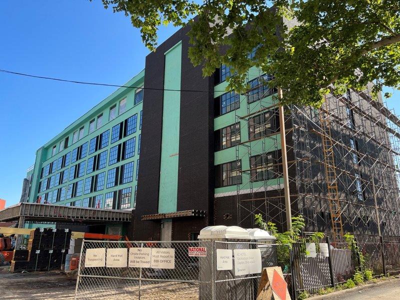 Building during construction