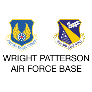 A logo for the wright patterson air force base.