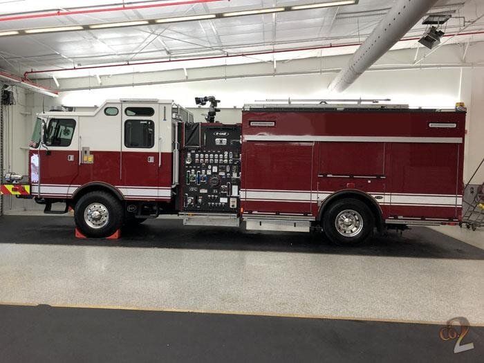 2018 E-One 4x4 Engine