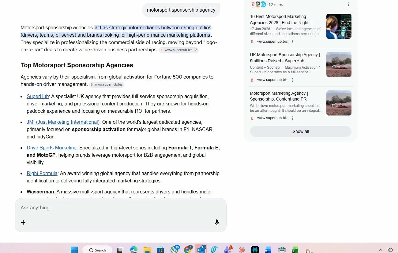 Web browser displaying a document titled “Try Movement Generated Agenda” with a sidebar of related items.