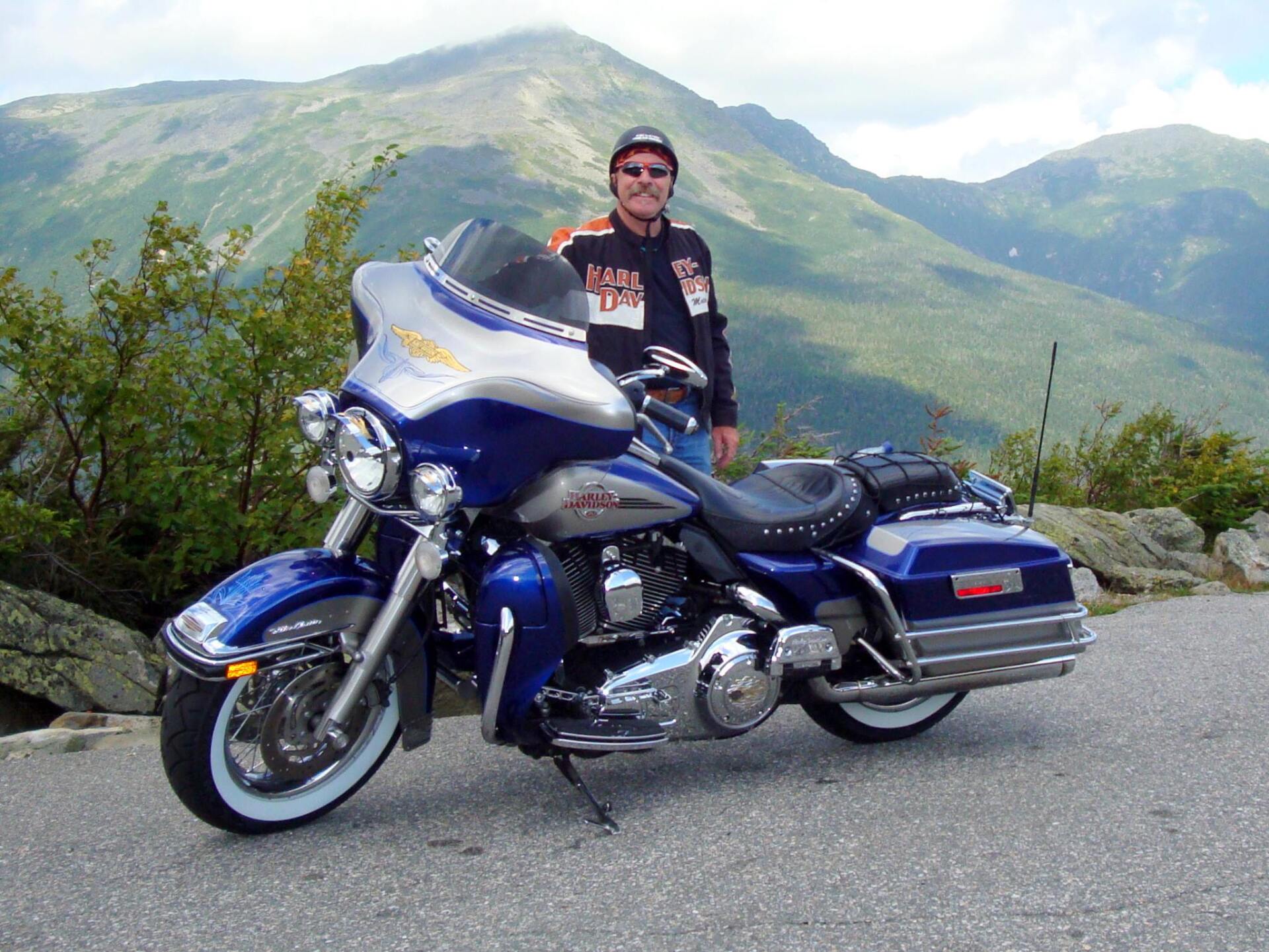 Man on a motorcycle