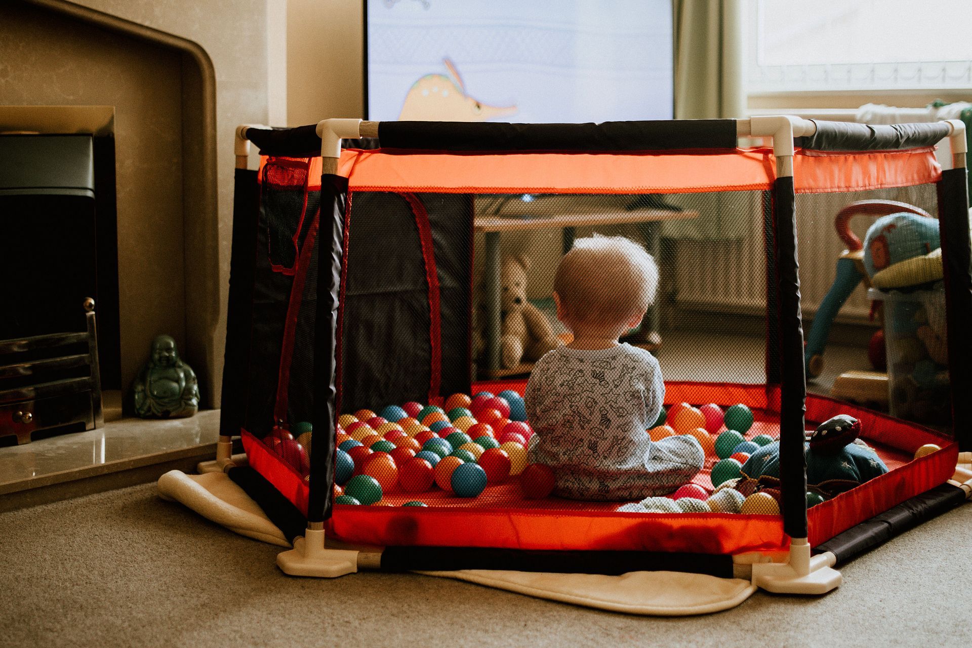 Child playing stock photo