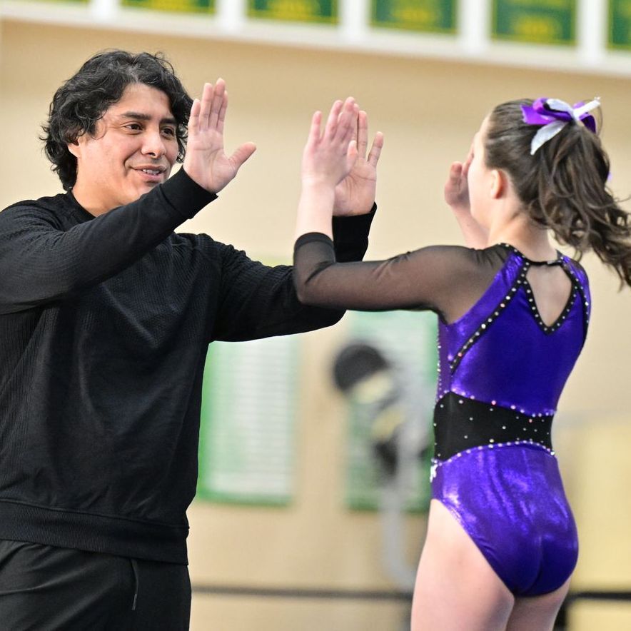 Gymnastics Xcel Competition with Head Competitive Coach Carlos