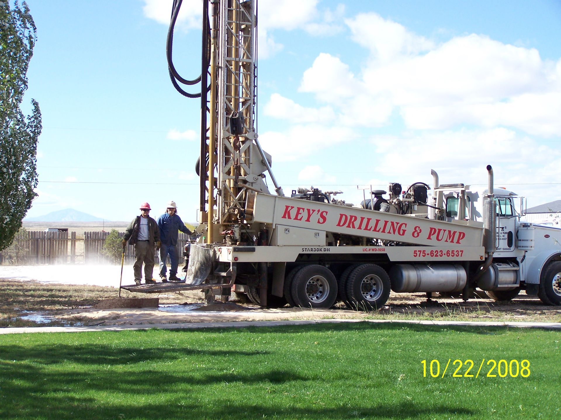Drilling in Ground an Artesian Well | Roswell, NM | Keys Drilling & Pump Service, Inc.