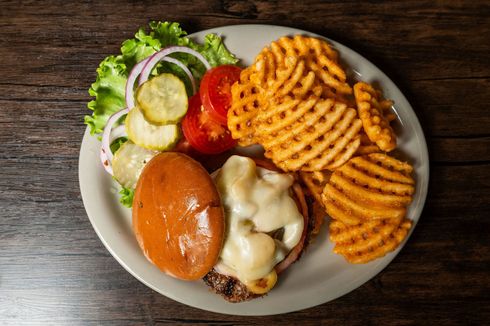 Try our burgers at Ecco Lounge in Jefferson City, MO