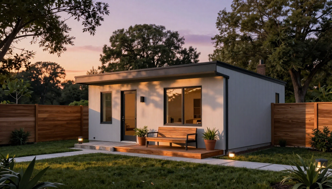 Modern Backyard ADU Exterior