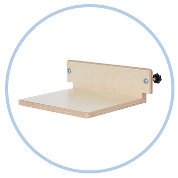 A wooden shelf for BEN