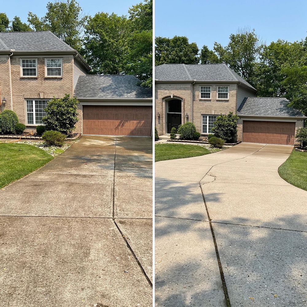 After Driveway Cleaning — Cincinnati, OH — Cruz Pressure Washing