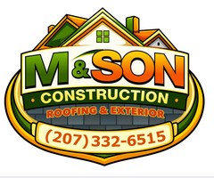 M & Son Construction logo