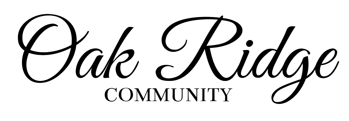 Oak Ridge Community Logo - Click to go to home page