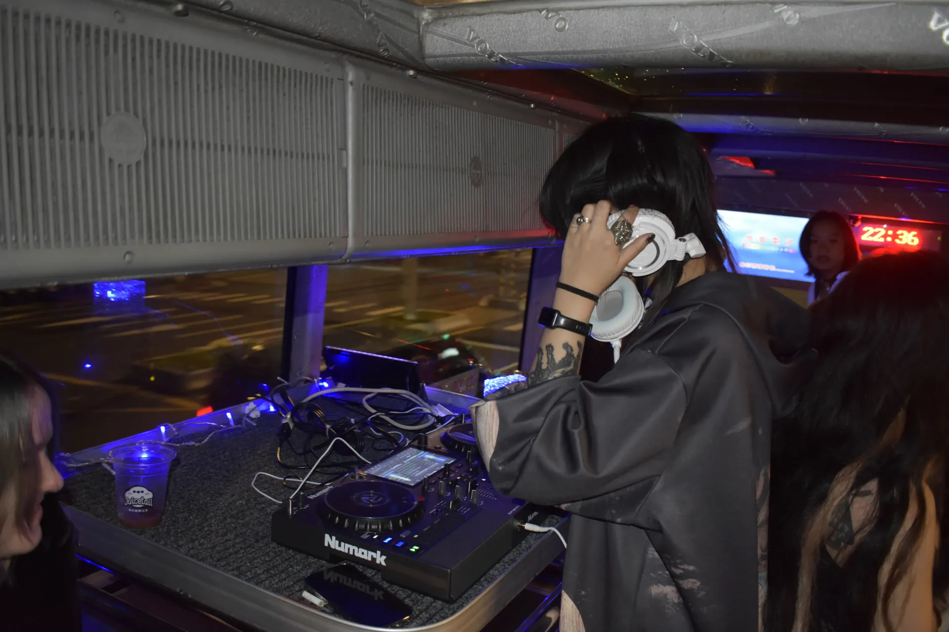 Live DJ on Bus