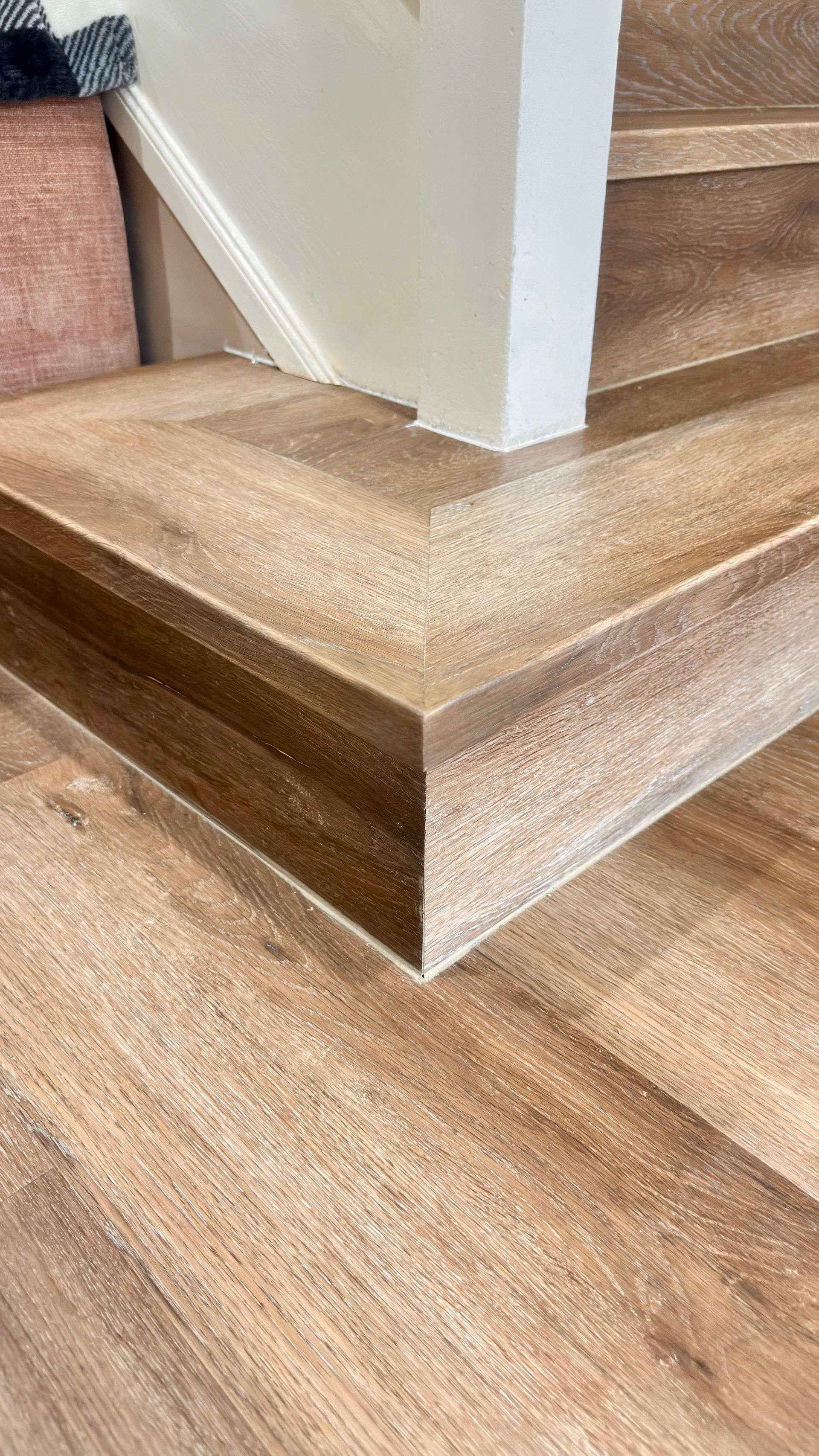 Engineer timber floor repaired — before and after comparison