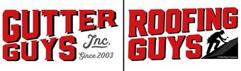 Gutter Guys Inc. logo in red and black with &ldquo;Since 2003&rdquo; script text