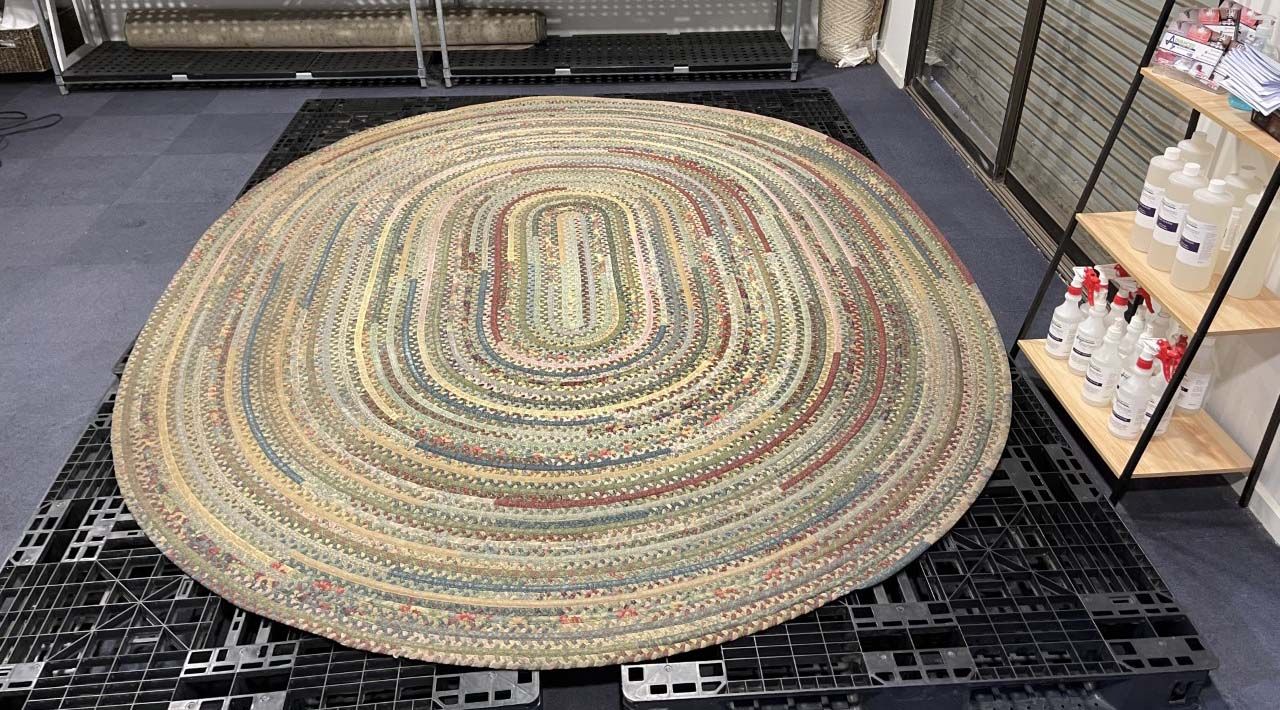 Clean rug after I Wash Rugs service in Bendigo
