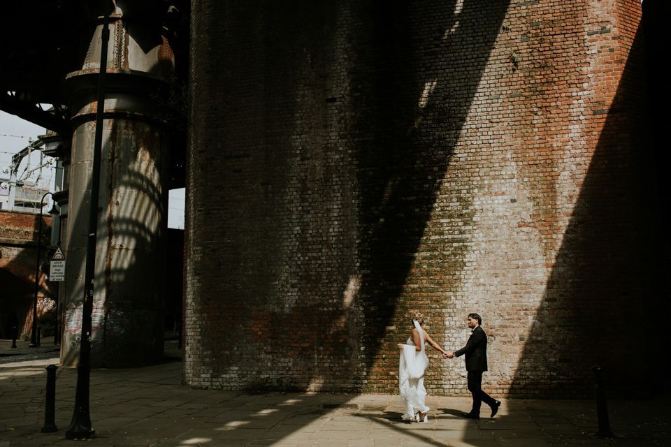 Manchester city centre wedding photography