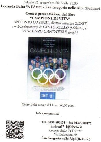 Campioni di Vita Evento presso Locanda Baita AL'ARTE