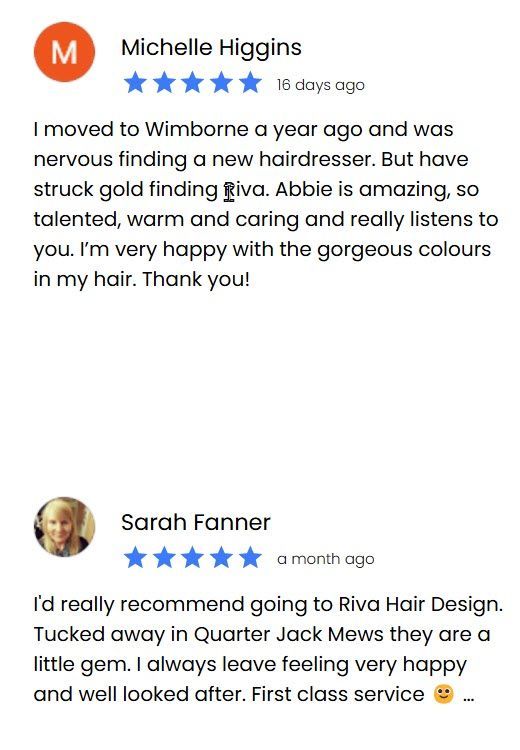 A screenshot of a review from michelle higgins and sarah fanner