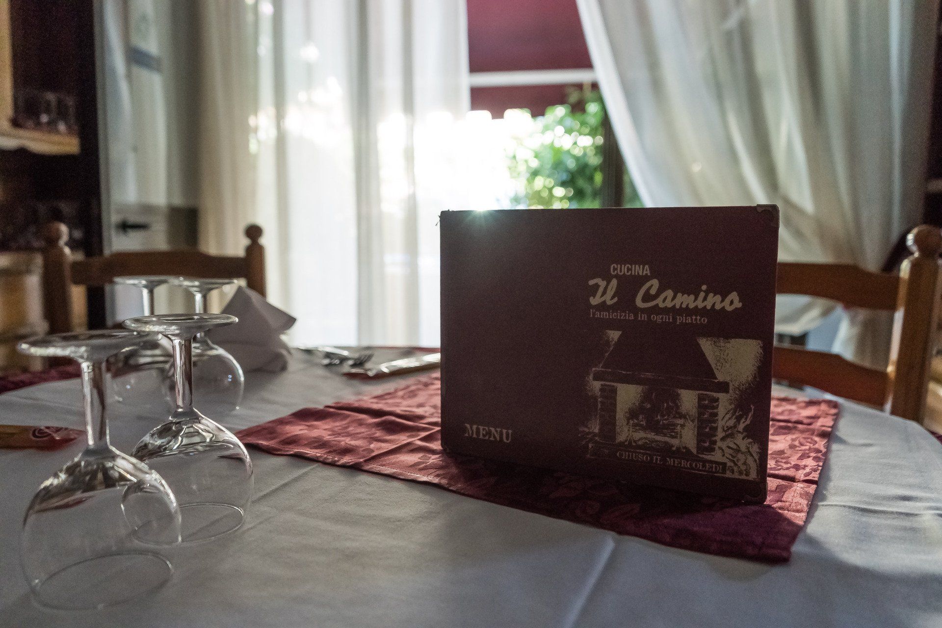 menu ristorante