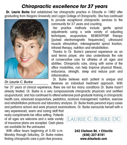 Dr. Laurie Burke - Ellisville, MO - Laurie C. Burke DC
