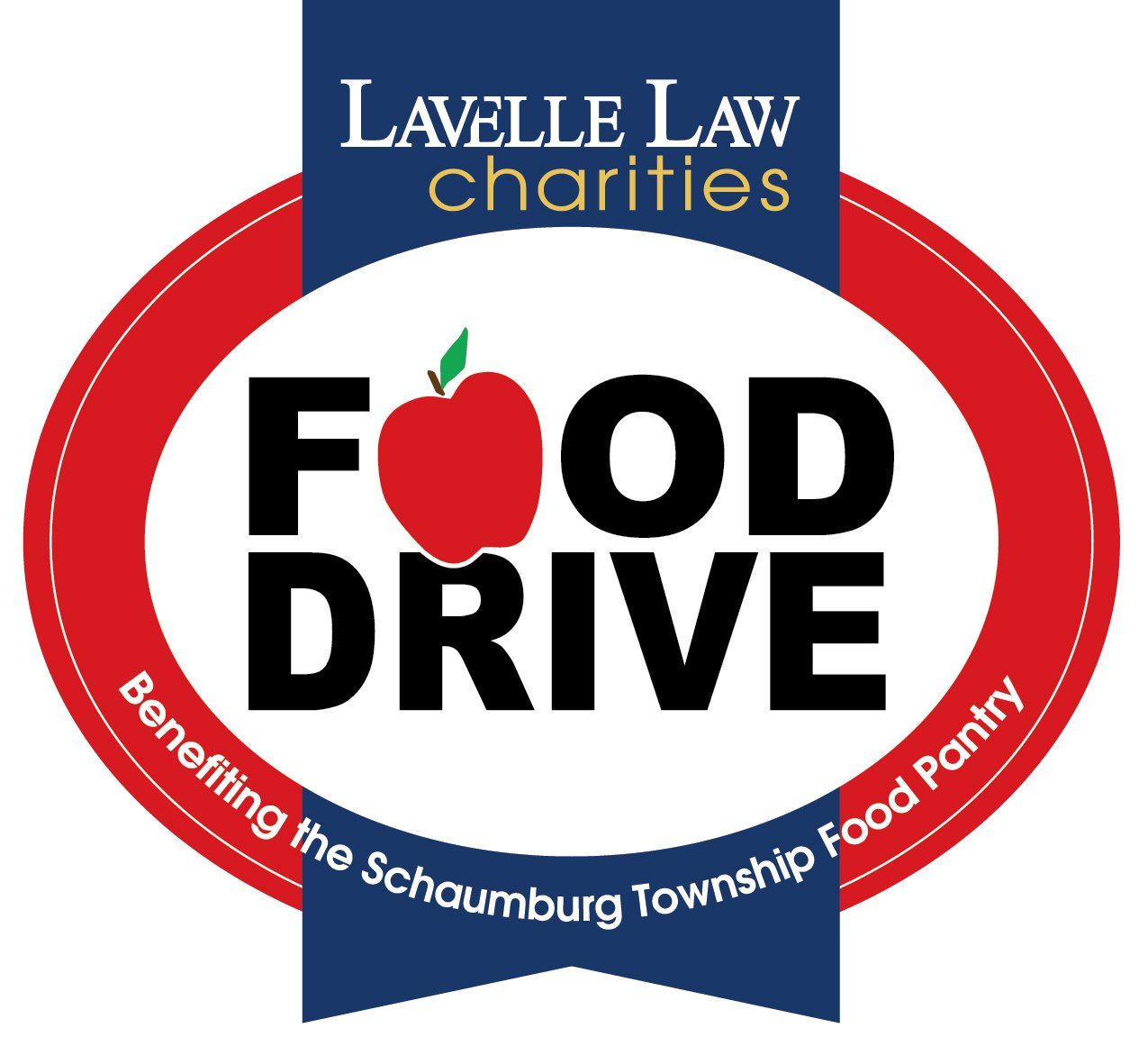 A logo for lavelle law breakfast briefs with a man in the background
