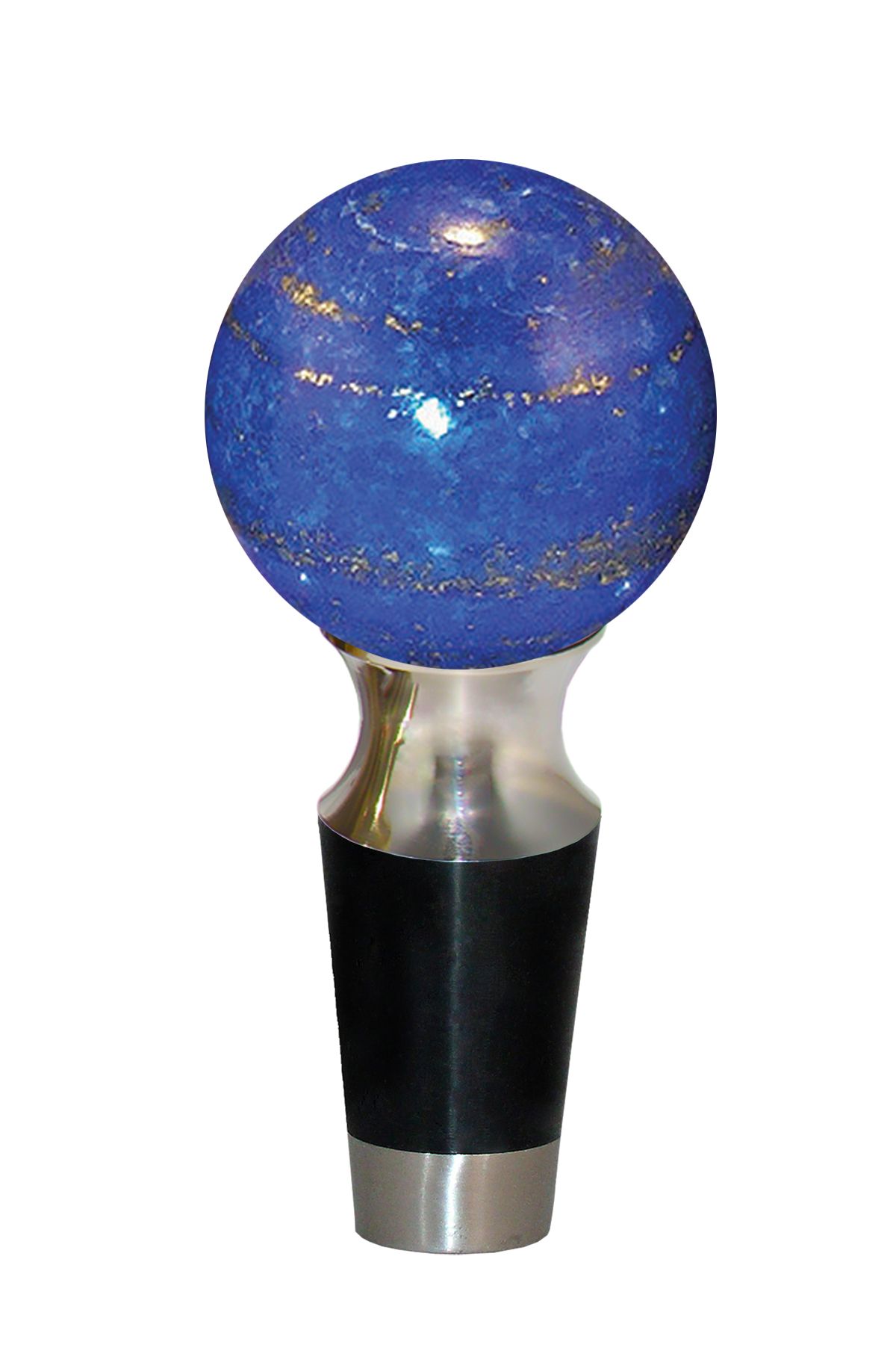 Photo of Gemstone Hardware Wine Stopper with Lapis Stone