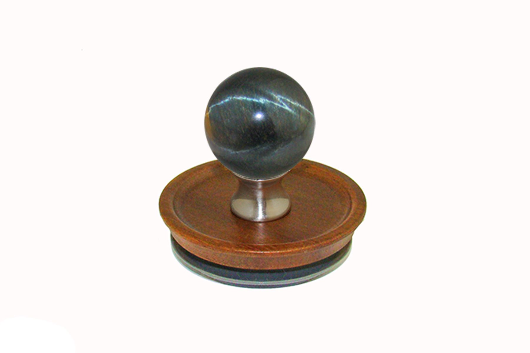 Tiger Eye Blue Jar Topper