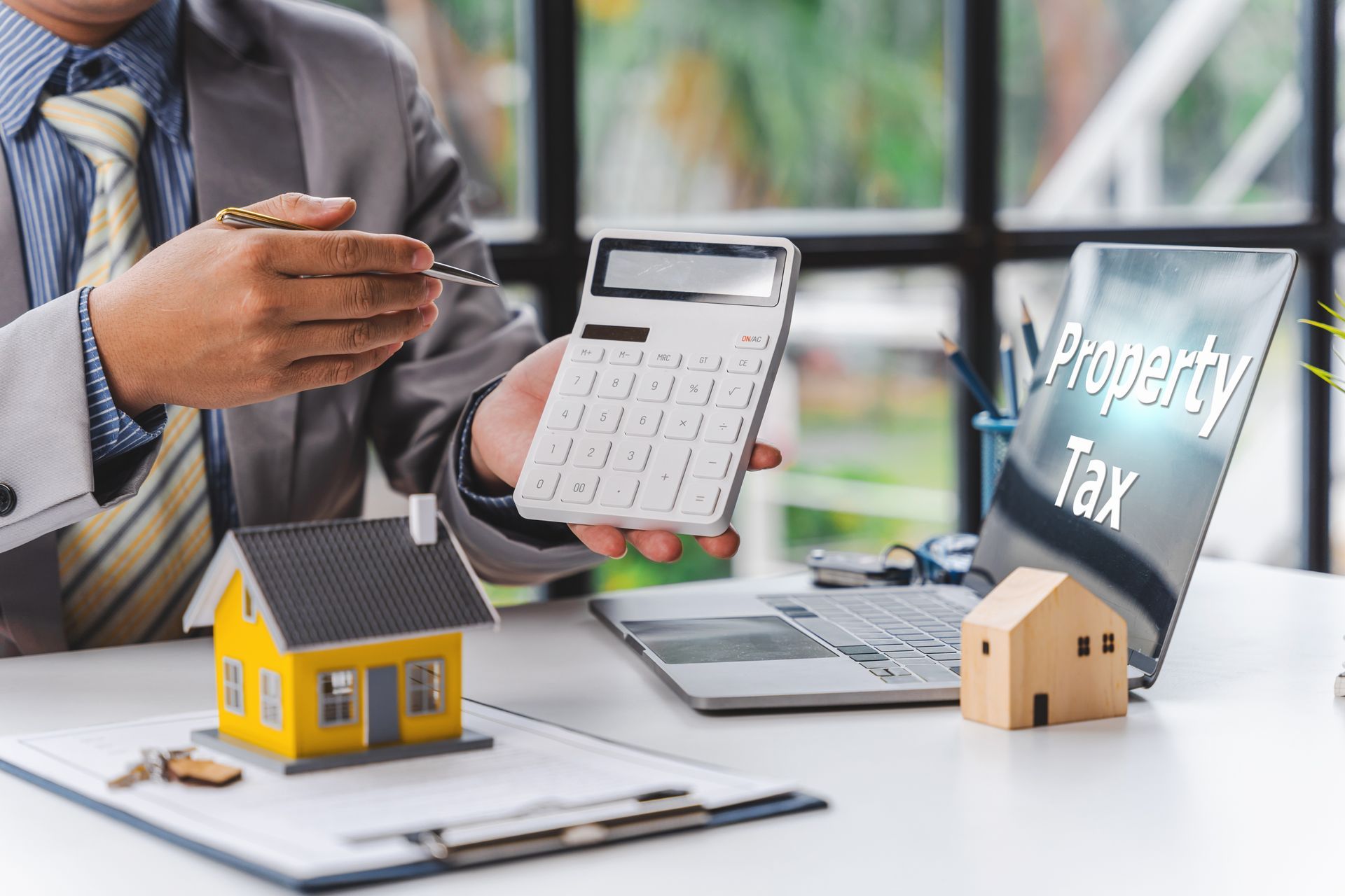 Property tax lawyer reviewing a Cook County assessment notice