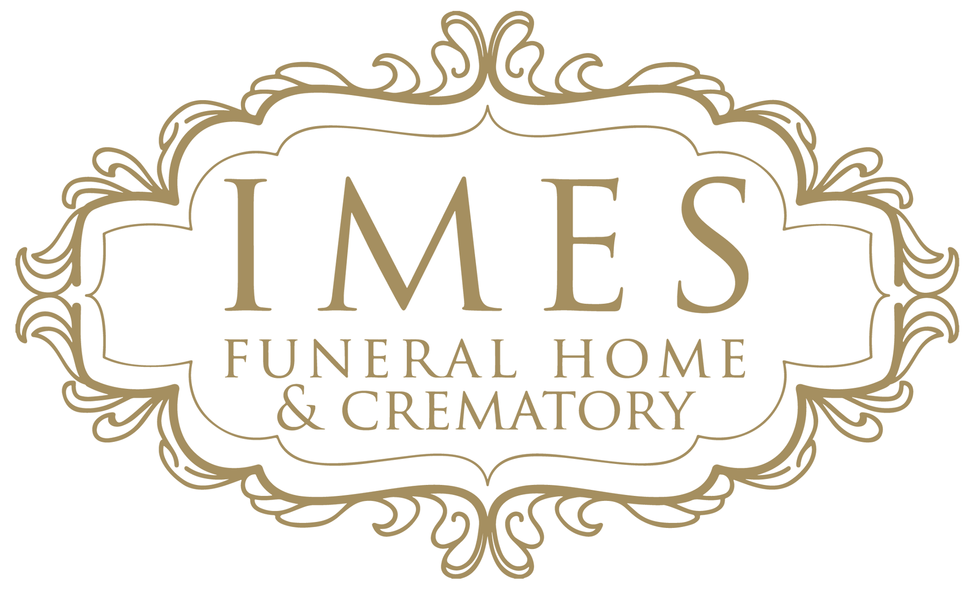 The logo for sample funeral home is shown on a white background.