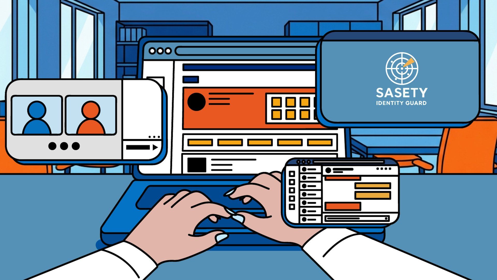 SASETY team on 24/7 monitoring: Identity Guard dashboards, alerts and video call