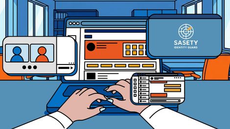 Équipe SASETY en supervision 24/7 : tableaux de bord Identity Guard, alertes et visioconférence